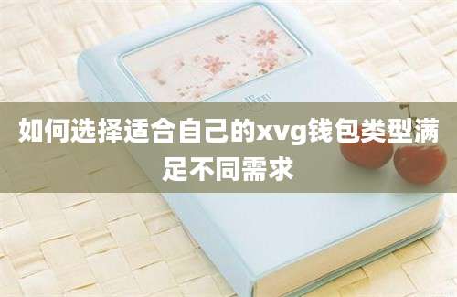 如何选择适合自己的xvg钱包类型满足不同需求