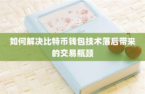 如何解决比特币钱包技术落后带来的交易瓶颈