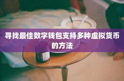 寻找最佳数字钱包支持多种虚拟货币的方法