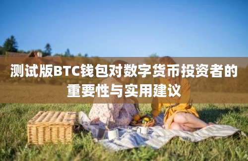 测试版BTC钱包对数字货币投资者的重要性与实用建议