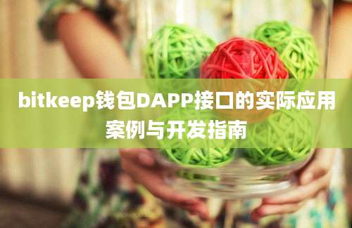 bitkeep钱包DAPP接口的实际应用案例与开发指南