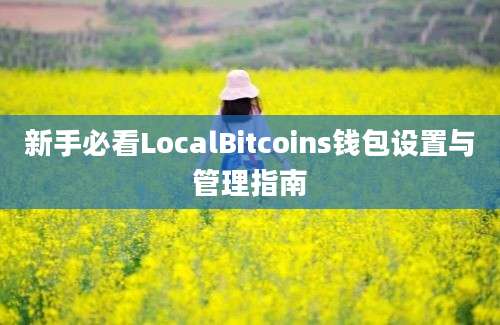 新手必看LocalBitcoins钱包设置与管理指南