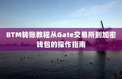 BTM转账教程从Gate交易所到加密钱包的操作指南