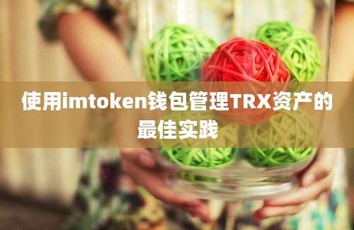 使用imtoken钱包管理TRX资产的最佳实践