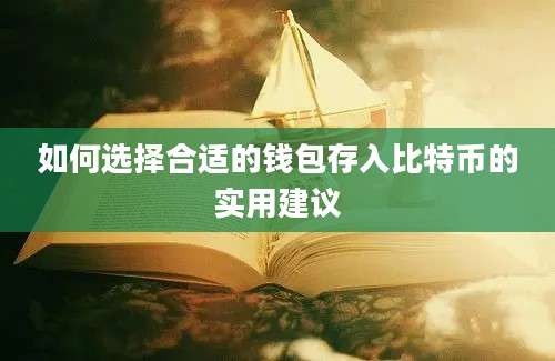 如何选择合适的钱包存入比特币的实用建议