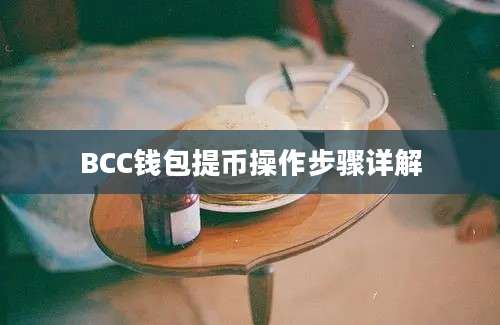 BCC钱包提币操作步骤详解