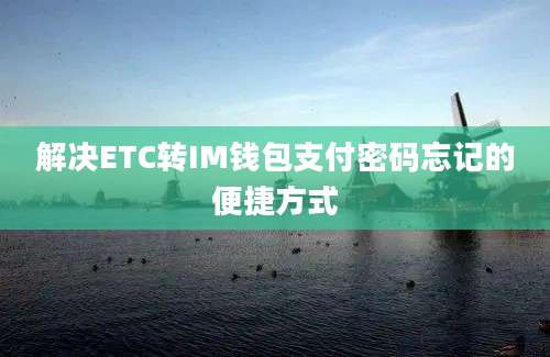 解决ETC转IM钱包支付密码忘记的便捷方式