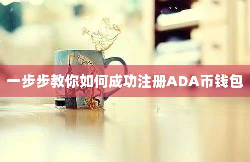 一步步教你如何成功注册ADA币钱包