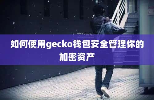 如何使用gecko钱包安全管理你的加密资产