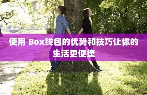 使用 Box钱包的优势和技巧让你的生活更便捷