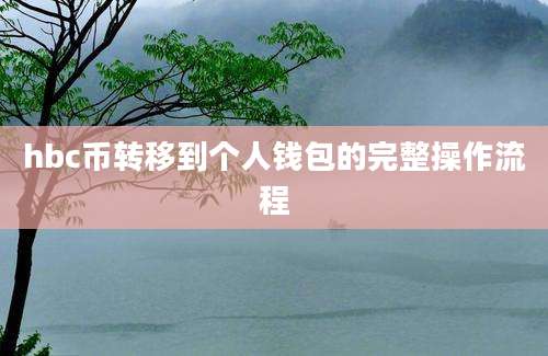 hbc币转移到个人钱包的完整操作流程