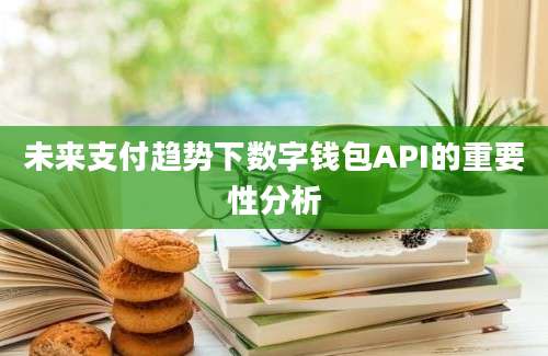 未来支付趋势下数字钱包API的重要性分析